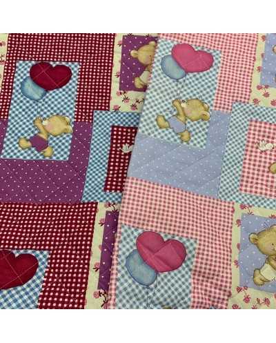 Tessuto Cotone Trapunto...