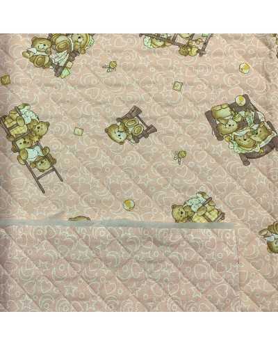 Tessuto Trapunto Orso Dolce...