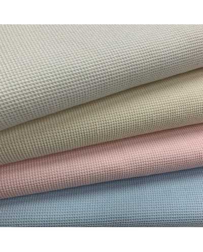Tessuto Cotone Micro Nido...