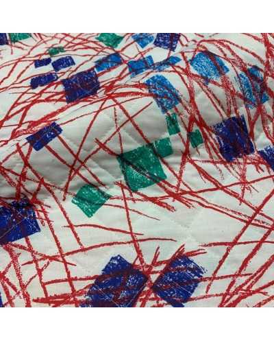 Tessuto Trapunto Cotone...