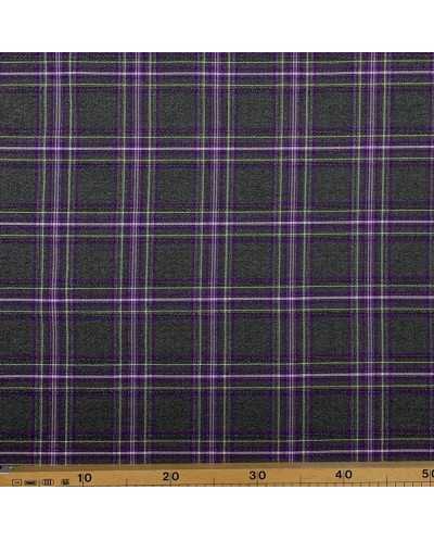 Tessuto Tartan Lurex 55001...