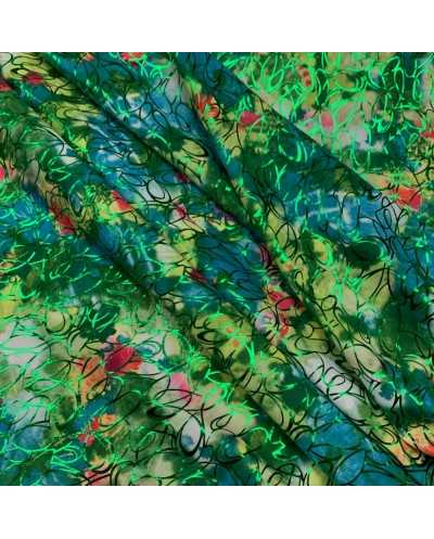 Tessuto Lycra Lucida Stampa...