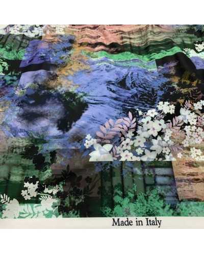 Tessuto Jersey Fiorellini...