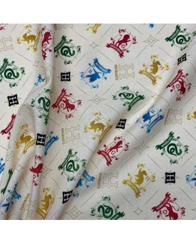 Tessuto Cotone Maghi Case...