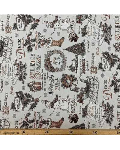 Tessuto Gobelin Natale 25...