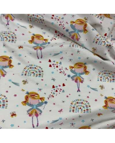 Tessuto Jersey Cotone...