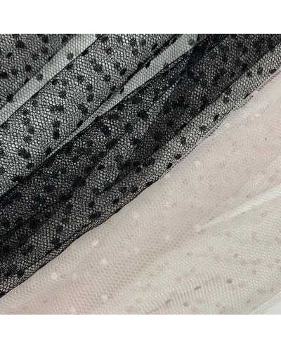 Tessuto Tulle Elastico...