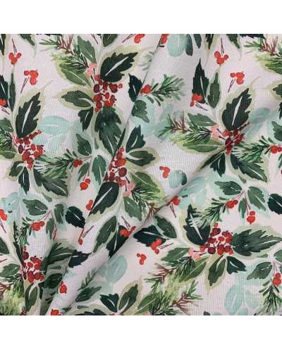 Tessuto Panama Natale...