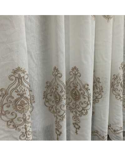 Tessuto Tenda Ricamata...