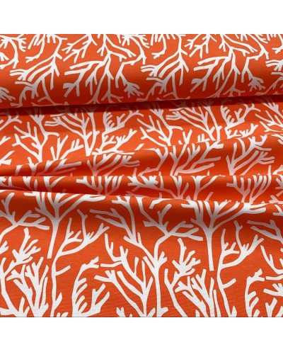 Tessuto Panama 140 Corallo...