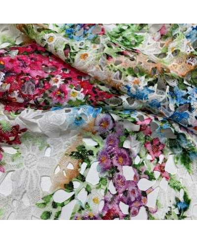 Tessuto Macramè Colorato...