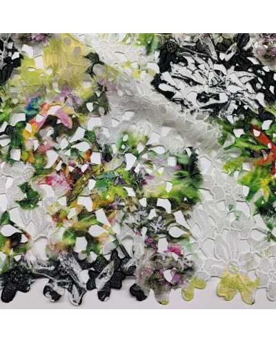 Tessuto Macramè Colorato...