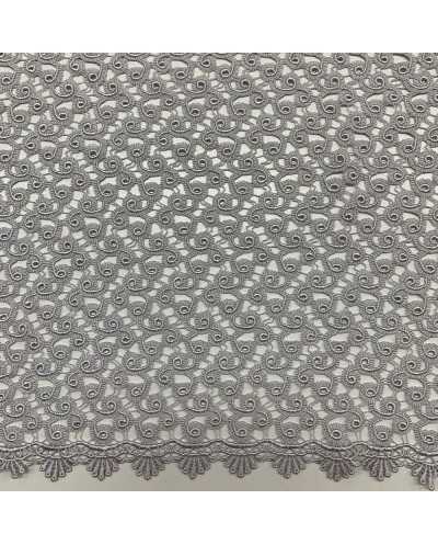 Tessuto Macramè Grigio...