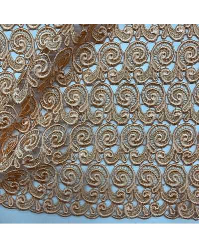 Tessuto Macramè Salmone 50 Cm