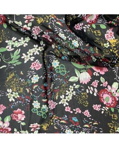 Tessuto Georgette Fiore...