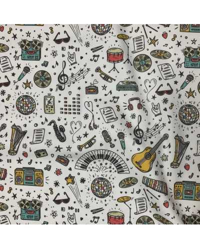 Tessuto Cotone Stampato...