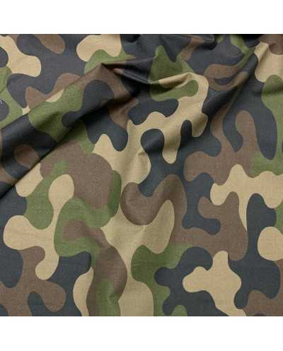 Tessuto Cotone Mimetico...
