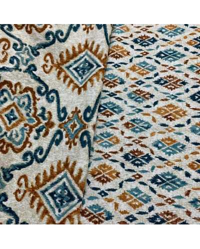 Tessuto Panama Inca Azzurro...