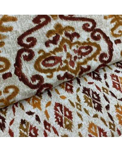 Tessuto Panama Inca Marrone...