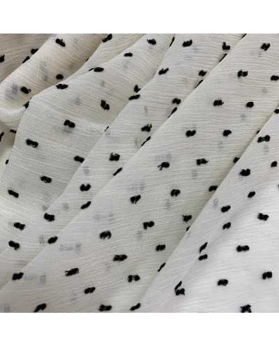 Tessuto Chiffon Panna...