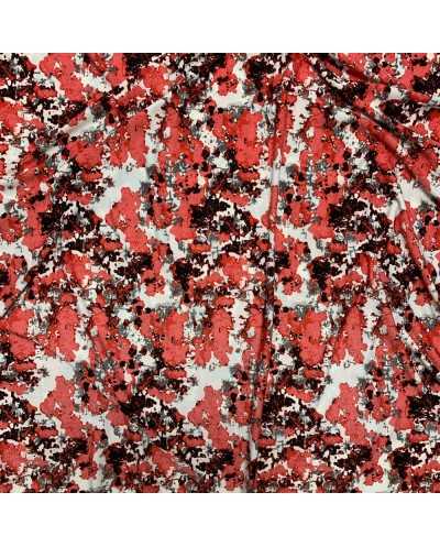 Tessuto Jersey Fiori...