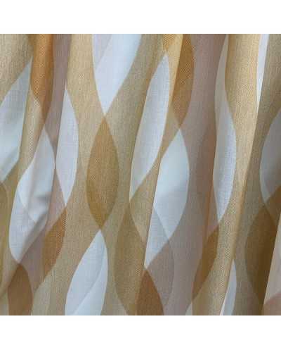 Tessuto Tenda Onde Oro 50 Cm