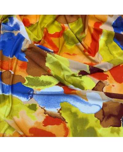 Tessuto Jersey Astratto...