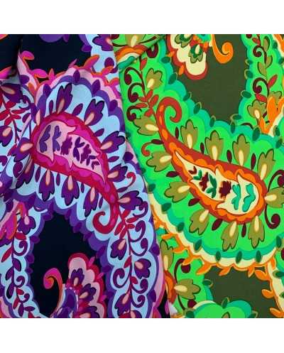 Tessuto Viscosa Stampata 50...