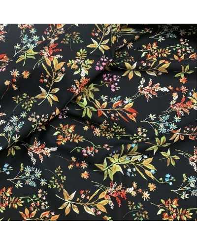 Tessuto Popeline Elastico...