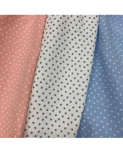 Tessuto Mussola Tripla...