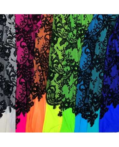 Tessuto Tulle Elastico...