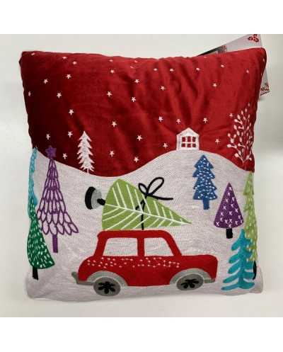 Cuscino Velluto Natale Auto...