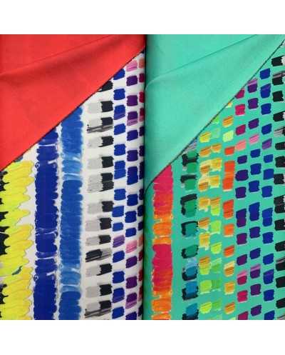 Tessuto Scuba Multicolor 50 Cm