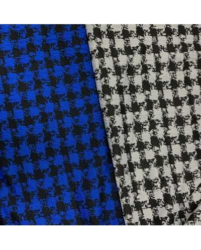 Tessuto Jersey Pied-De-Poul...