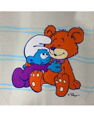 Tessuto Pile Puffi...