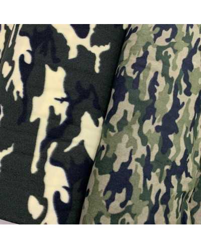 Tessuto Pile Mimetico 50 Cm