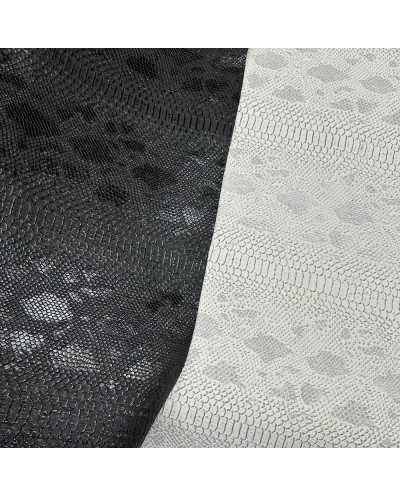 Tessuto Ecopelle Pitonata...