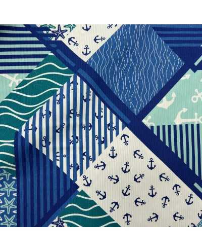 Tessuto Panama Mare...