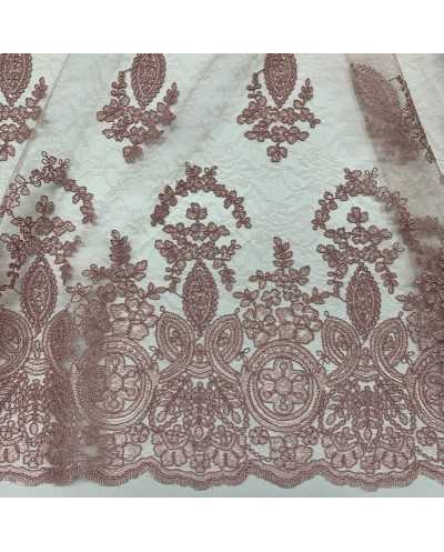 Tessuto Tulle Ricamato...