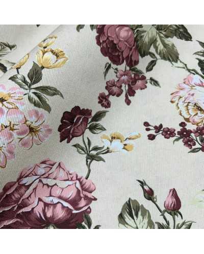 Tessuto Panama 330 Fiore...