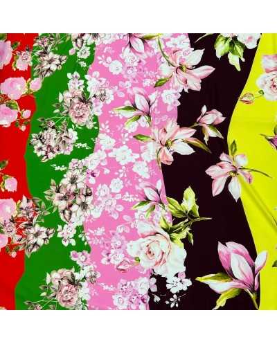 Tessuto Marocaine Fiori...