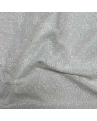 Tessuto Sangallo Margherite...