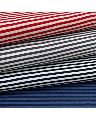 Tessuto Jersey Cotone Riga...