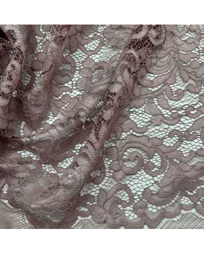 Tessuto Pizzo Romance Rosa...