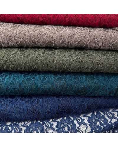 Tessuto Pizzo Elastico...