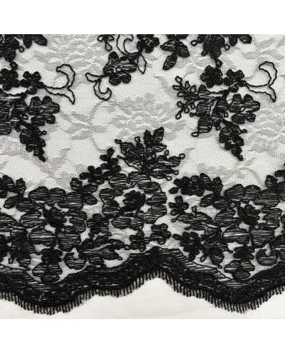 Tessuto Tulle Ricamato...