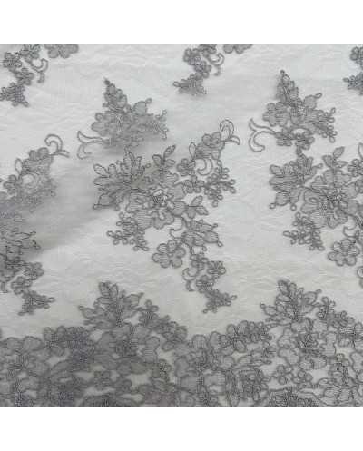 Tessuto Tulle Ricamato...