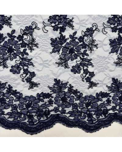 Tessuto Tulle Ricamato...