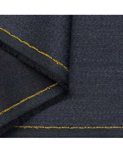 Tessuto Raso Lana Blu 50 Cm