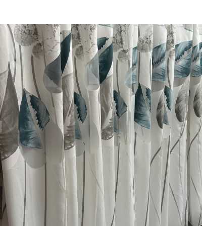 Tessuto Tenda Devorè Foglie...